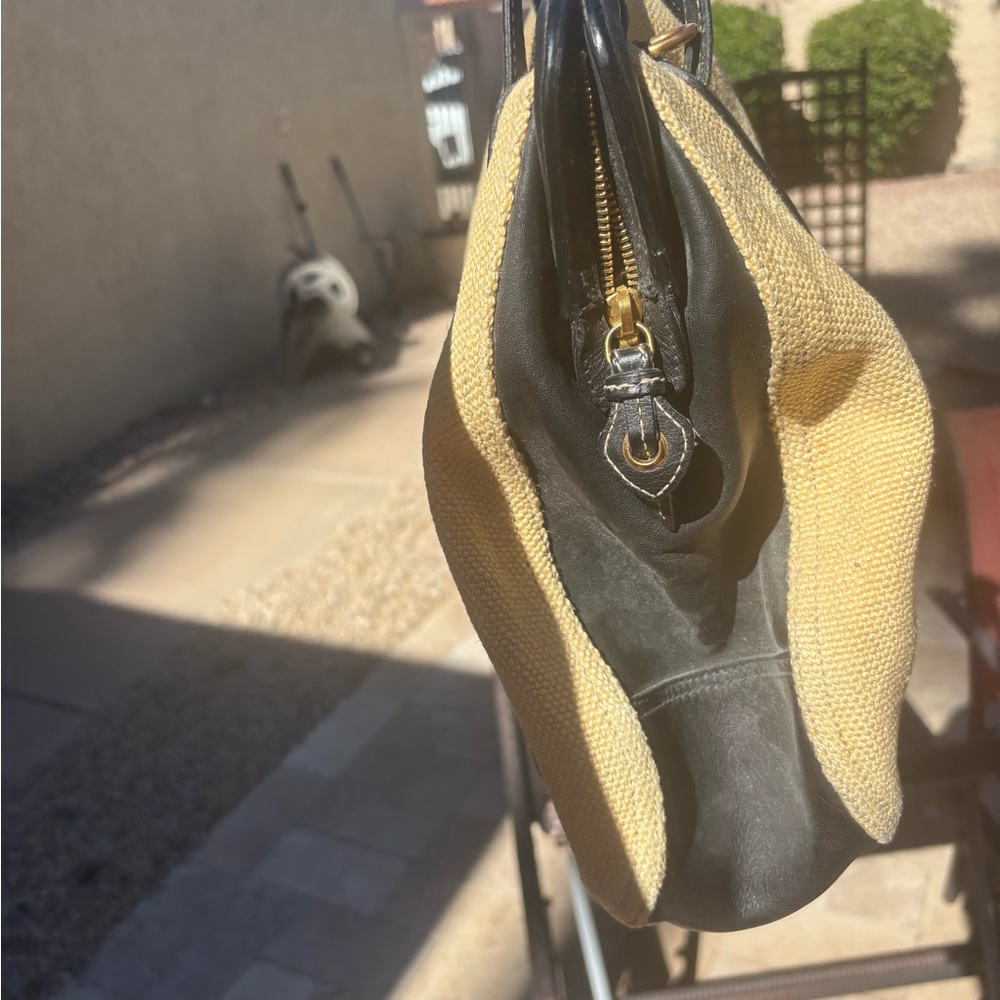 Tan Canvas Miu Miu bag from the 1990’s - Picture 2 of 4